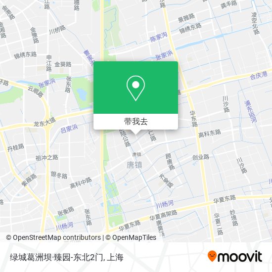 绿城葛洲坝·臻园-东北2门地图