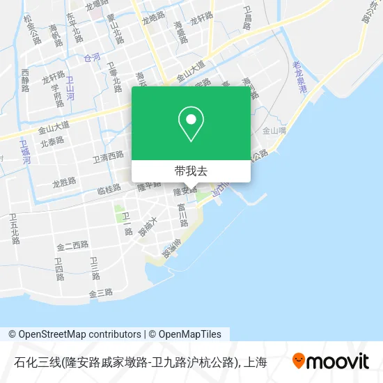 石化三线(隆安路戚家墩路-卫九路沪杭公路)地图