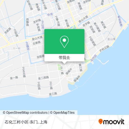 石化三村小区-东门地图