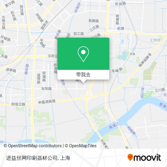 进益丝网印刷器材公司地图