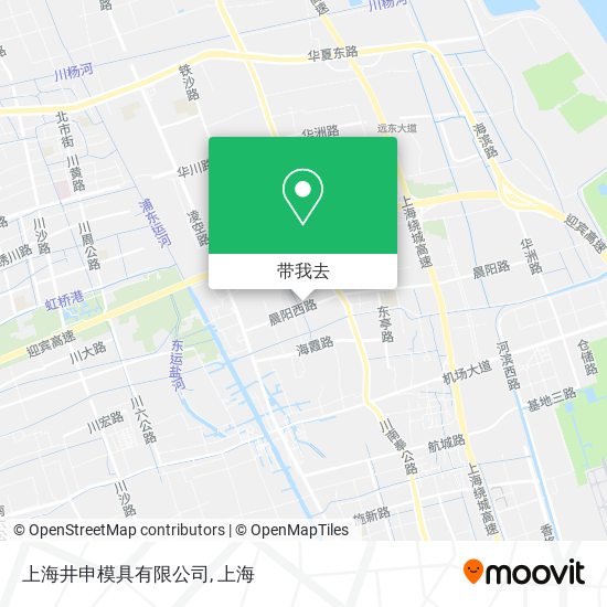 上海井申模具有限公司地图