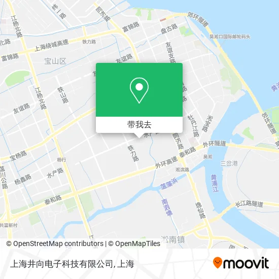 上海井向电子科技有限公司地图