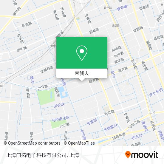 上海门拓电子科技有限公司地图