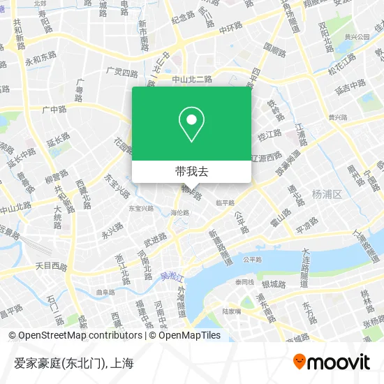 爱家豪庭(东北门)地图