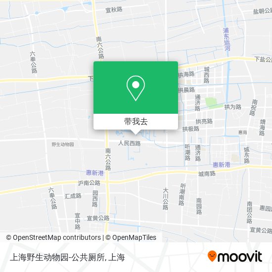 上海野生动物园-公共厕所地图