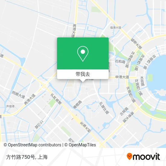 方竹路750号地图