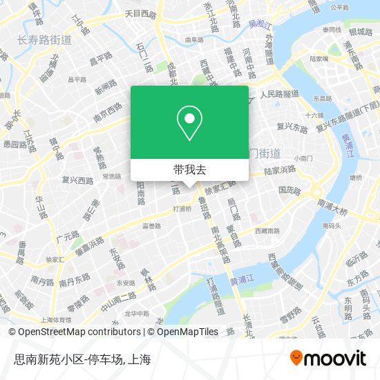 思南新苑小区-停车场地图