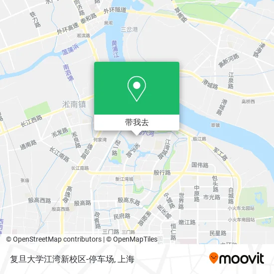 复旦大学江湾新校区-停车场地图