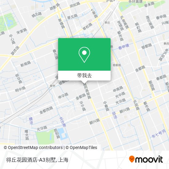 得丘花园酒店-A3别墅地图