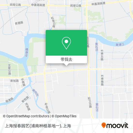 上海报春园艺(浦南种植基地一)地图