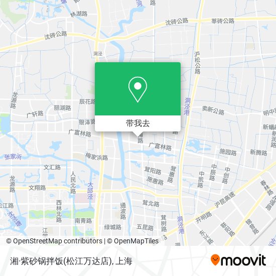 湘·紫砂锅拌饭(松江万达店)地图