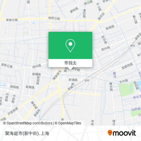聚海超市(新中街)地图