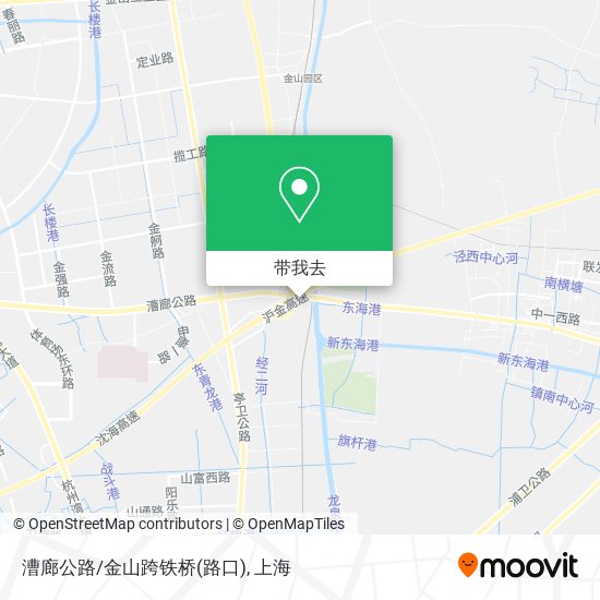 漕廊公路/金山跨铁桥(路口)地图