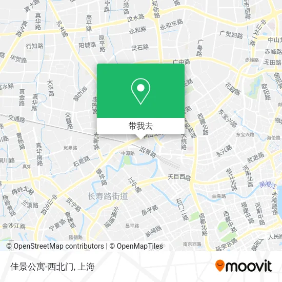 佳景公寓-西北门地图