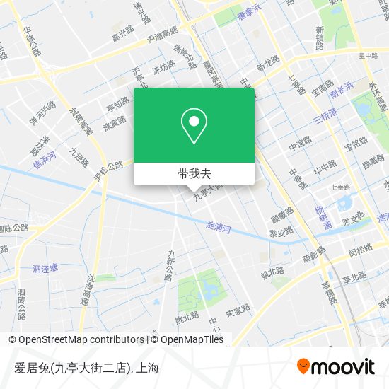 爱居兔(九亭大街二店)地图