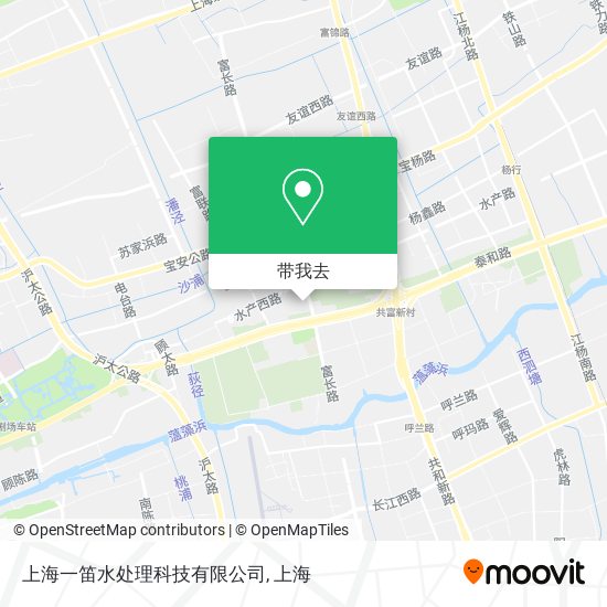 上海一笛水处理科技有限公司地图