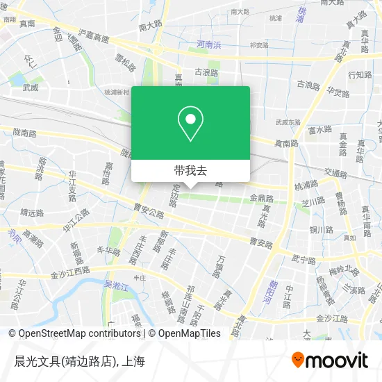 晨光文具(靖边路店)地图