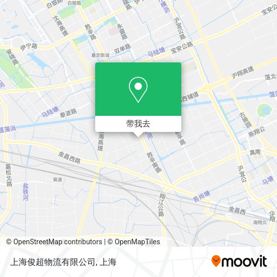 上海俊超物流有限公司地图