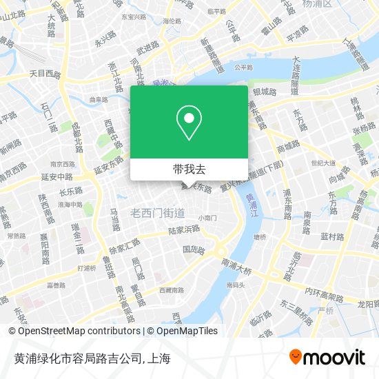 黄浦绿化市容局路吉公司地图