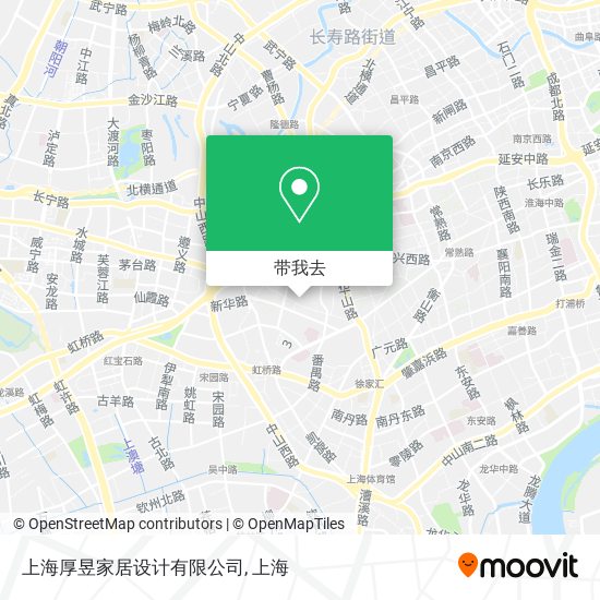 上海厚昱家居设计有限公司地图