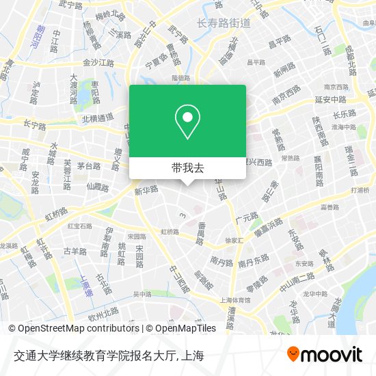 交通大学继续教育学院报名大厅地图