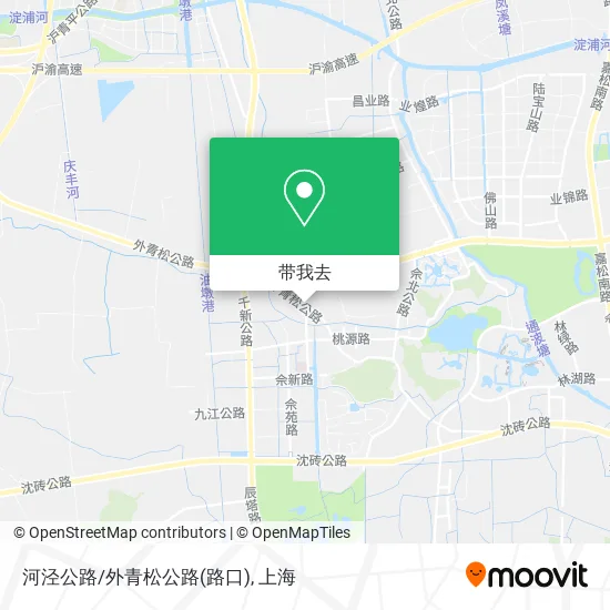 河泾公路/外青松公路(路口)地图