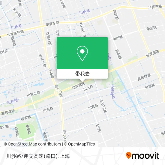 川沙路/迎宾高速(路口)地图