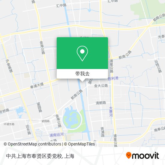 中共上海市奉贤区委党校地图