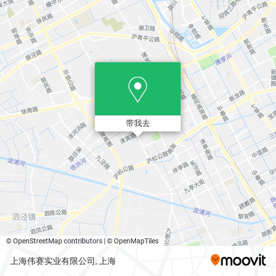 上海伟赛实业有限公司地图