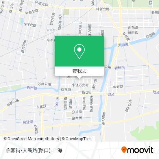 临源街/人民路(路口)地图
