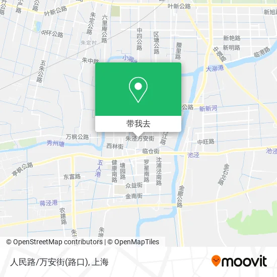 人民路/万安街(路口)地图