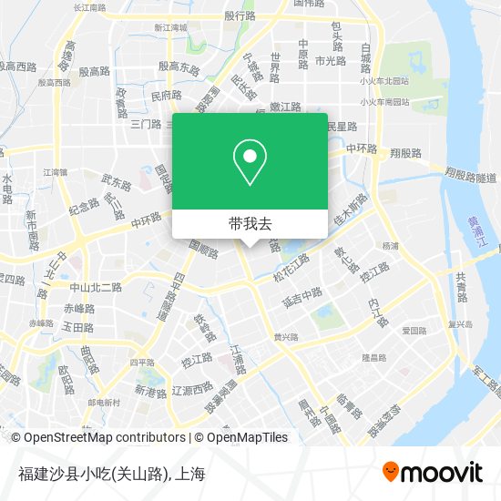 福建沙县小吃(关山路)地图