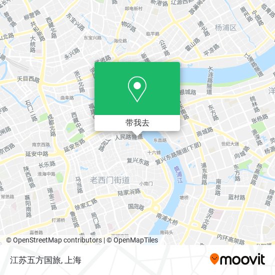 江苏五方国旅地图