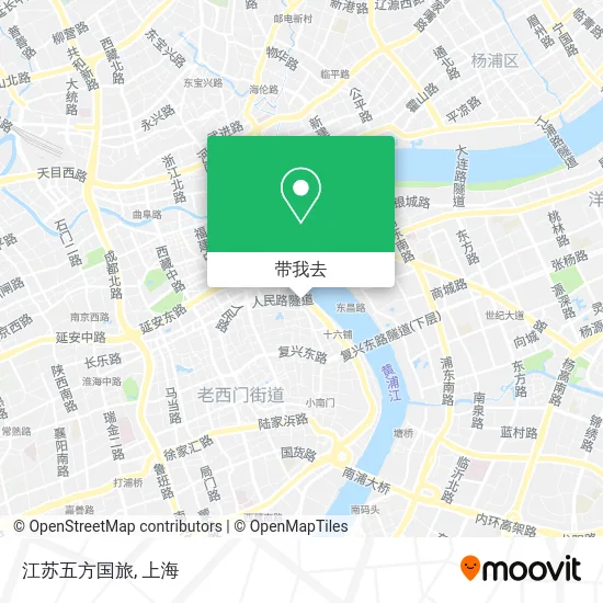 江苏五方国旅地图