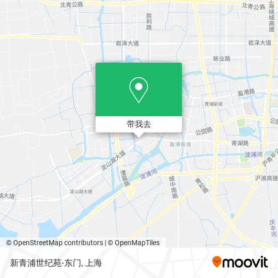 新青浦世纪苑-东门地图