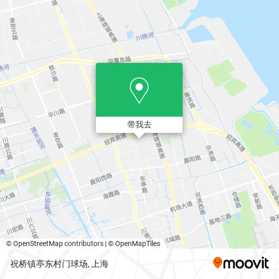 祝桥镇亭东村门球场地图