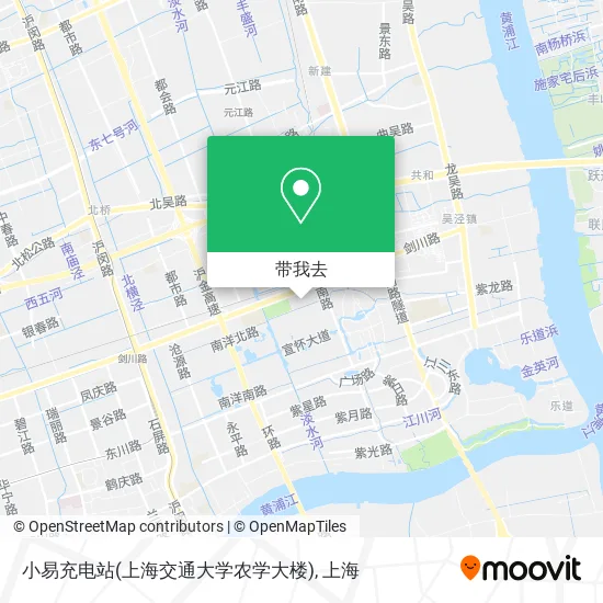 小易充电站(上海交通大学农学大楼)地图