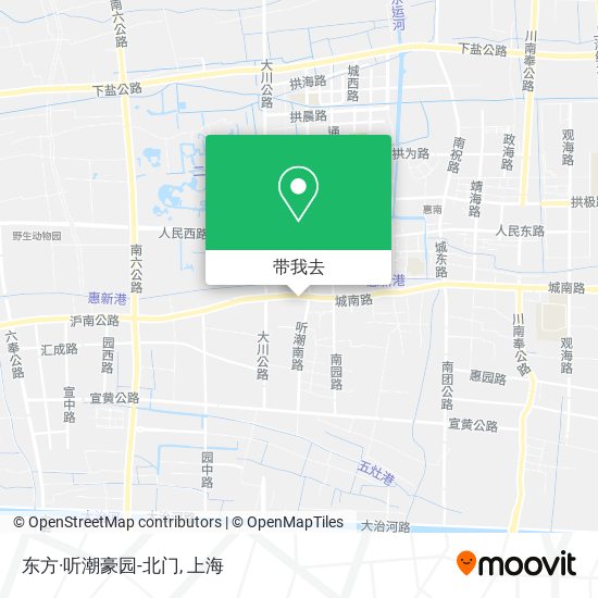 东方·听潮豪园-北门地图