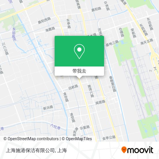 上海施港保洁有限公司地图