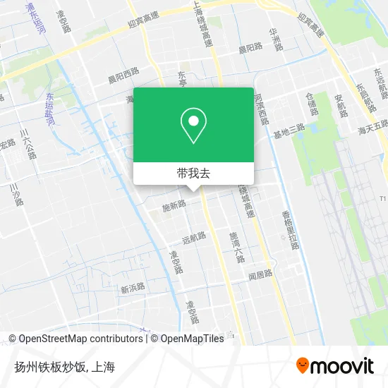 扬州铁板炒饭地图