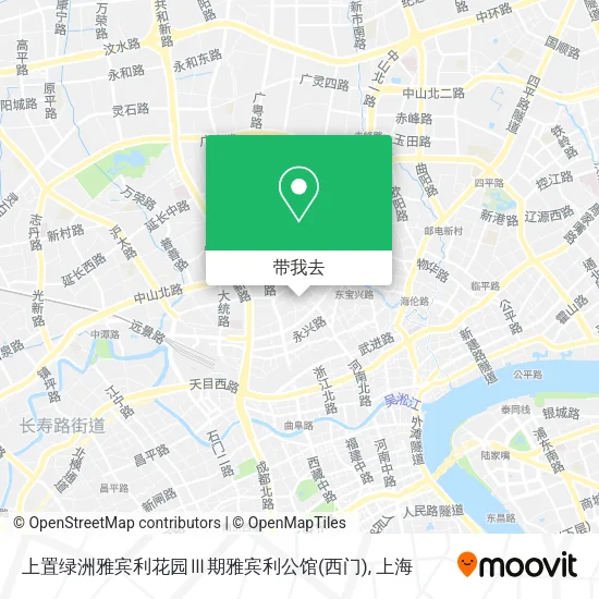 上置绿洲雅宾利花园Ⅲ期雅宾利公馆(西门)地图