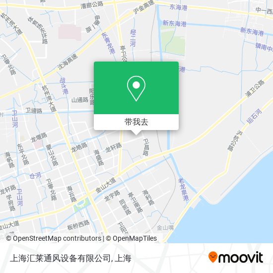上海汇莱通风设备有限公司地图
