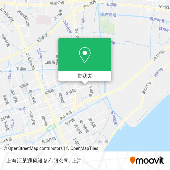 上海汇莱通风设备有限公司地图