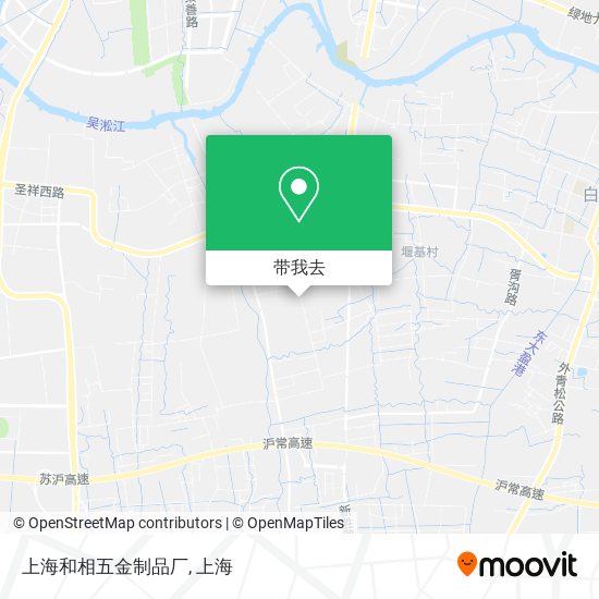 上海和相五金制品厂地图