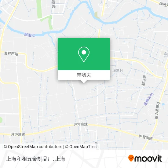 上海和相五金制品厂地图