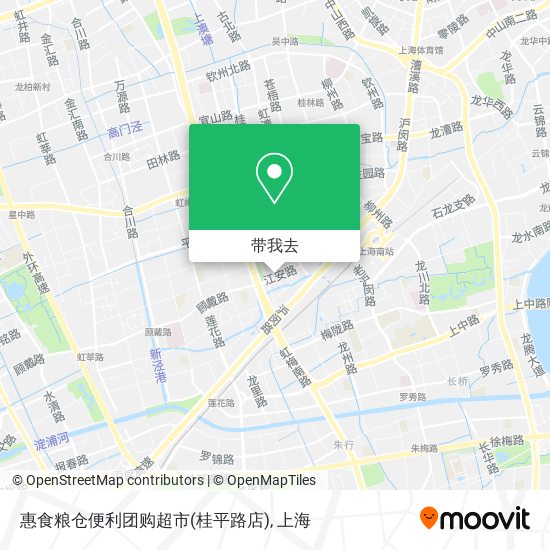 惠食粮仓便利团购超市(桂平路店)地图