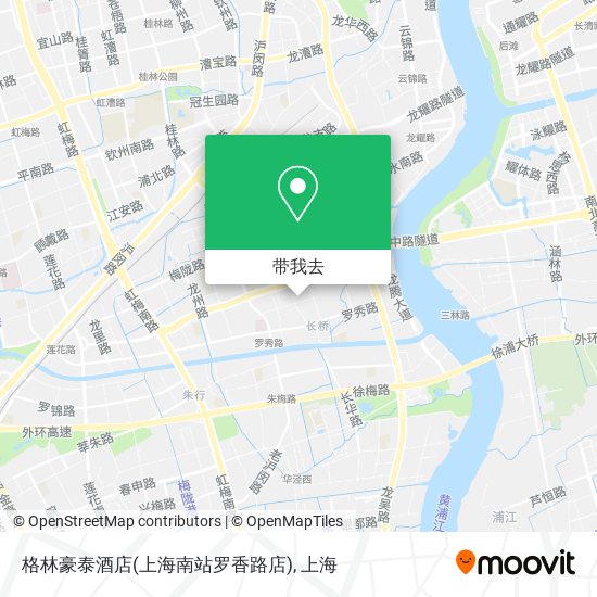 格林豪泰酒店(上海南站罗香路店)地图