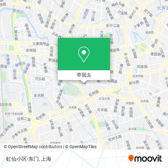 虹仙小区-东门地图