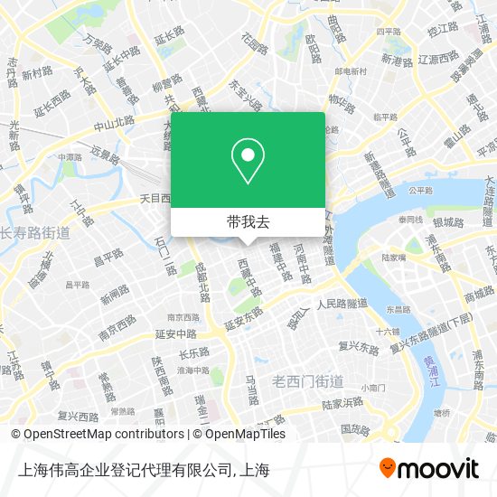 上海伟高企业登记代理有限公司地图