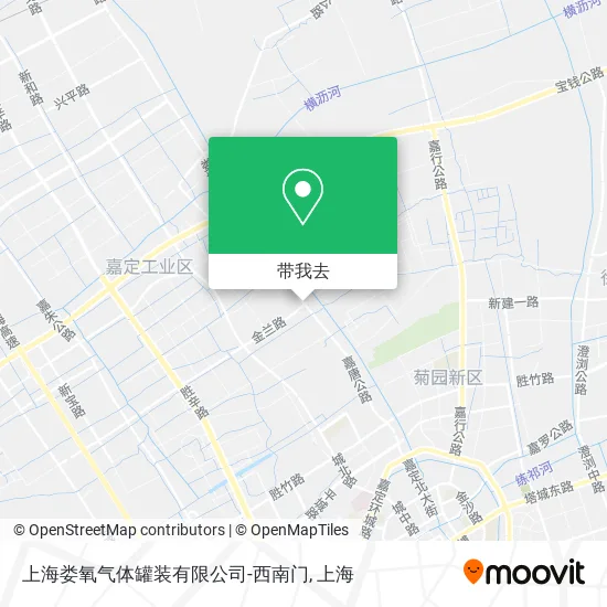 上海娄氧气体罐装有限公司-西南门地图